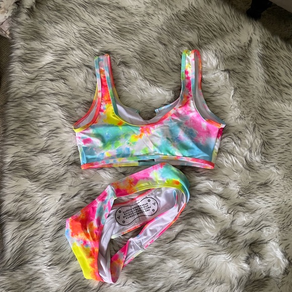 Super Cute Bright Tie Dye Swimsuit - Picture 5 of 7